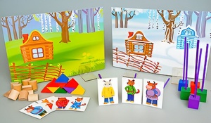 Игровой набор Фребеля "Заюшкина избушка" (серия "Сказочный мир". Выпуск 1) - fgospostavki.ru - Муравленко
