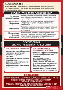 Комплект таблиц. ОБЖ. Факторы, разрушающие здоровье человека. - fgospostavki.ru - Муравленко