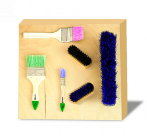 Тактильно-развивающая панель с мягкими кисточками - fgospostavki.ru - Муравленко