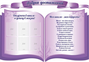 Стенд "Азбука достижений" (резной стенд из 3-х частей) - fgospostavki.ru - Муравленко