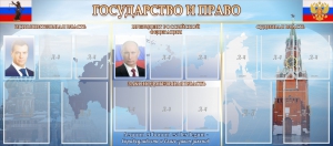 Стенд "Государство и право" - fgospostavki.ru - Муравленко