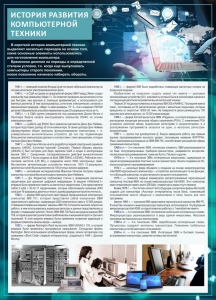 Стенд "История развития компьютерной техники" Вариант 1 - fgospostavki.ru - Муравленко