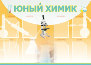Стенд "Юный химик" Вариант 1 - fgospostavki.ru - Муравленко