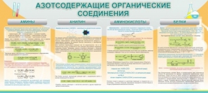 Стенд "Азотсодержащие органические соединения" - fgospostavki.ru - Муравленко