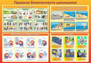 Стенд "Правила безопасности школьника" - fgospostavki.ru - Муравленко