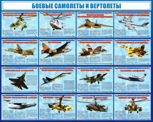 Стенд "Боевые самолеты и вертолеты" - fgospostavki.ru - Муравленко