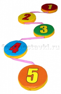 Дорожка "Змейка-шагайка-геометрическая" с цифрами - fgospostavki.ru - Муравленко