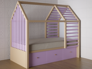 Детская кровать «Инга» - fgospostavki.ru - Муравленко