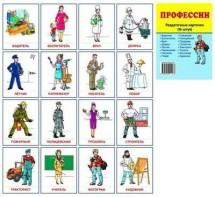 Раздаточные карточки "Профессии" - fgospostavki.ru - Муравленко