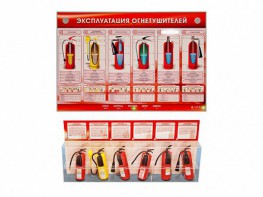 Электрифицированный стенд-тренажер "Эксплуатация огнетушителей" с разрезными агрегатами - fgospostavki.ru - Муравленко