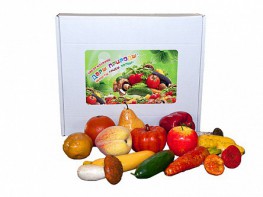 Набор муляжей "Дары природы: фрукты, грибы, овощи" - fgospostavki.ru - Муравленко
