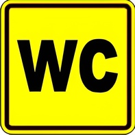 Тактильный знак (WC) 100х100 - fgospostavki.ru - Муравленко