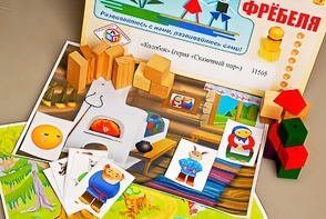 Игровой набор Фребеля "Колобок" (серия "Сказочный мир". Выпуск 1) - fgospostavki.ru - Муравленко