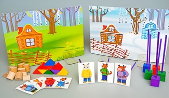 Игровой набор Фребеля "Заюшкина избушка" (серия "Сказочный мир". Выпуск 1) - fgospostavki.ru - Муравленко