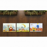 Комплект настенных панелей «Стройка» - fgospostavki.ru - Муравленко