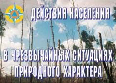 Комплект плакатов "Действия населения в ЧС природного характера" - fgospostavki.ru - Муравленко