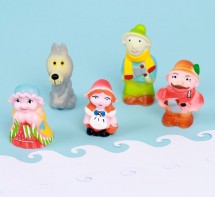 Набор резиновых игрушек «Красная шапочка» - fgospostavki.ru - Муравленко