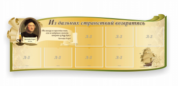 Стенд резной "Из дальних странствий возвратясь" - fgospostavki.ru - Муравленко