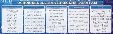 Стенд "Основные математические формулы" - fgospostavki.ru - Муравленко