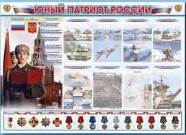 Стенд-уголок "Юный патриот России" - fgospostavki.ru - Муравленко