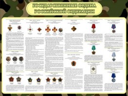 Стенд "Государственные ордена РФ" - fgospostavki.ru - Муравленко