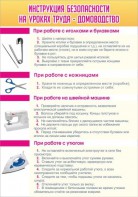 Стенд "Инструкция безопасности на уроках труда №1" - fgospostavki.ru - Муравленко