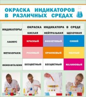 Стенд "Окраска индикаторов в различных средах" - fgospostavki.ru - Муравленко