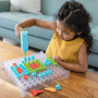 Развивающая игрушка "Закручивай и учись" (прозрачный, с карточками) - fgospostavki.ru - Муравленко