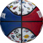 Мяч баскетбольный Wilson NBA All Team (размер 7, резина, тренировочный) - fgospostavki.ru - Муравленко